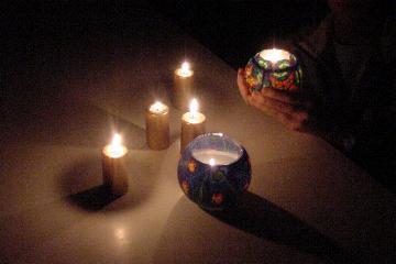 Bougies avant l'aurore