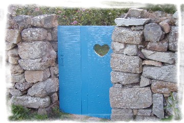 Porte en forme de coeur