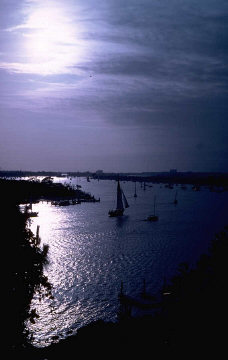 Bateaux près du port
