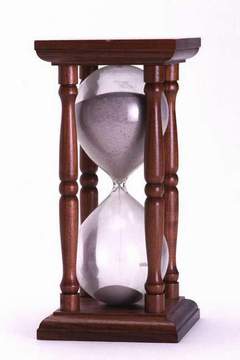 Sablier marron