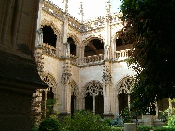 Cloître en Espagne, lieu calme