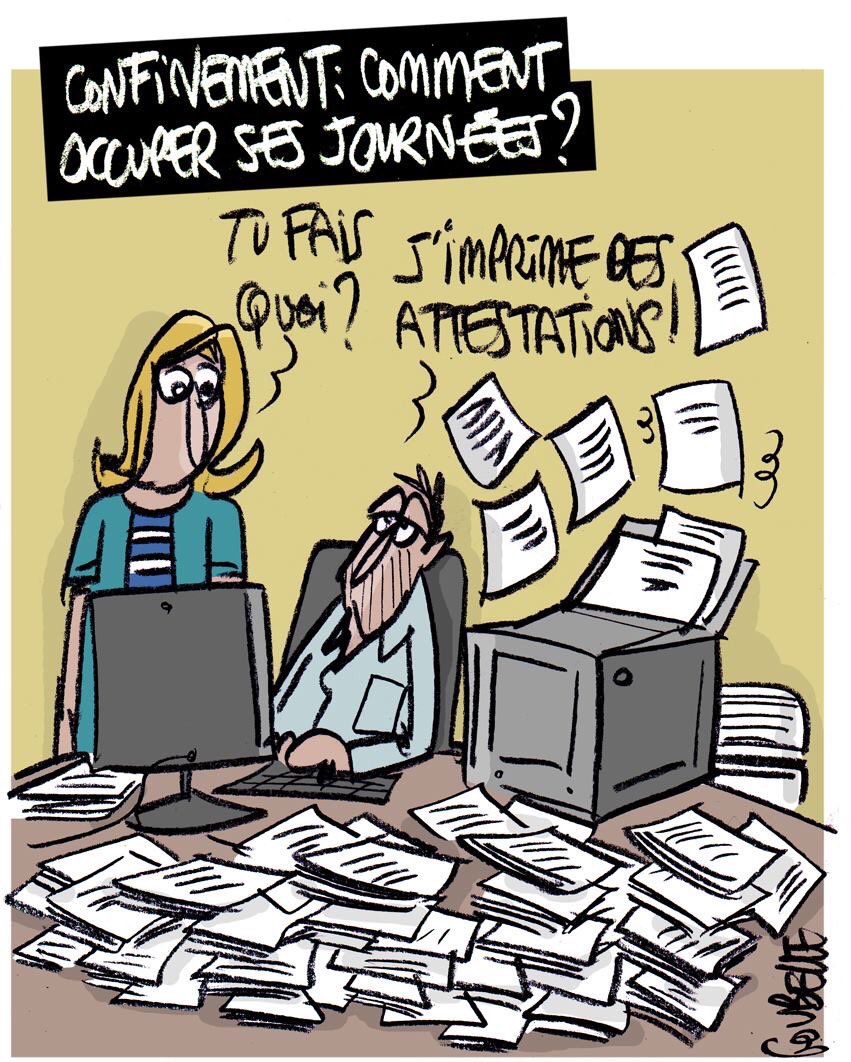 Couple discutant