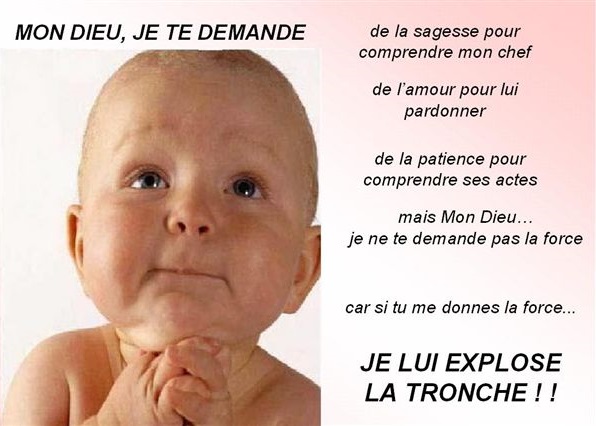 Bébé qui prie
