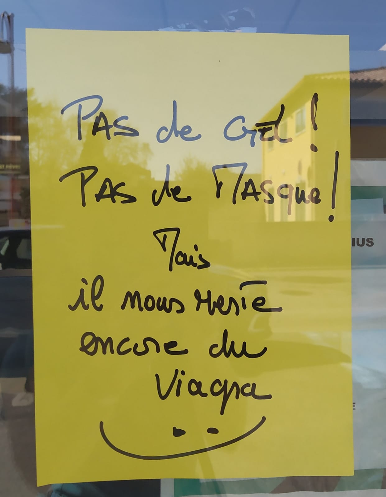 Affiche sur la pharmacie