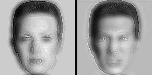 2 visages en colère