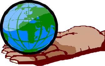 Terre sur une main